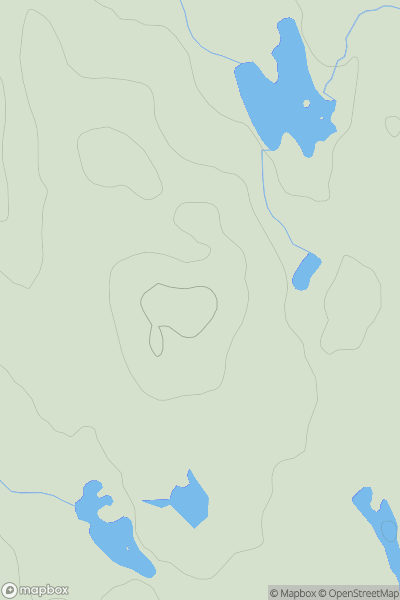 Thumbnail image for Carnan Mora [Coll and Tiree] [NM248604] showing contour plot for surrounding peak